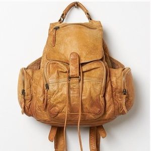 Free People Leather backpack